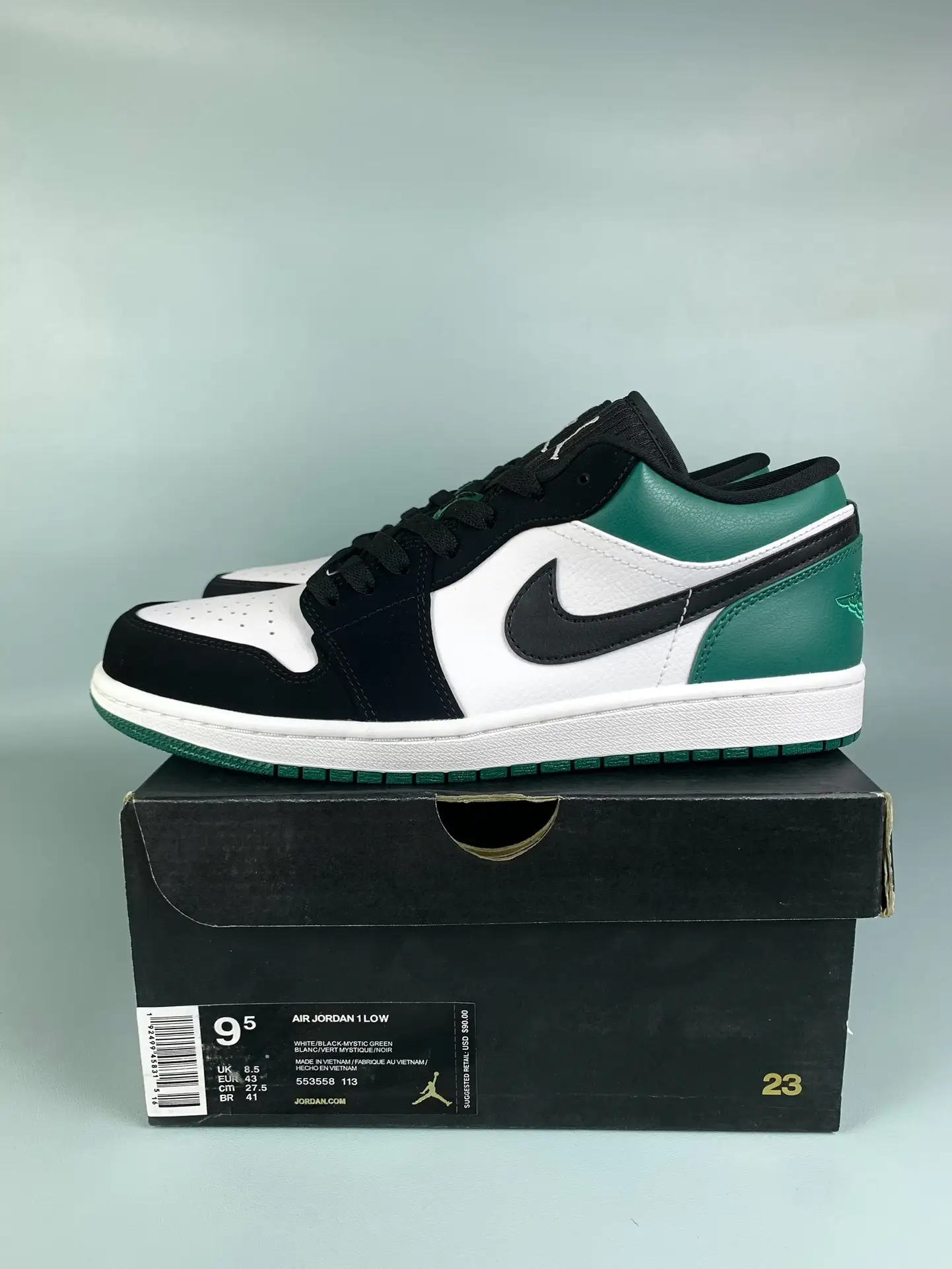 Air Jordan 1 Low 'Green Toe' Shoes product photo from LabelPicks