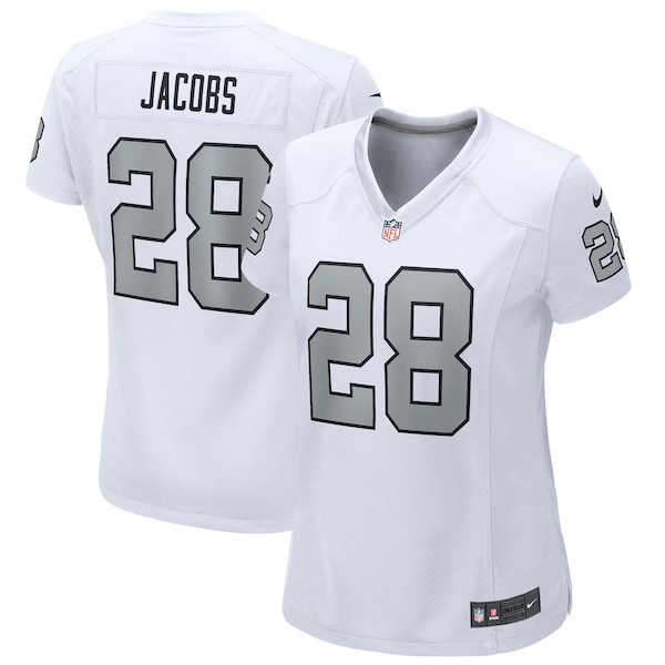 Josh Jacobs Las Vegas Raiders Nike Women's Alternate Game Player Jersey - White/Black