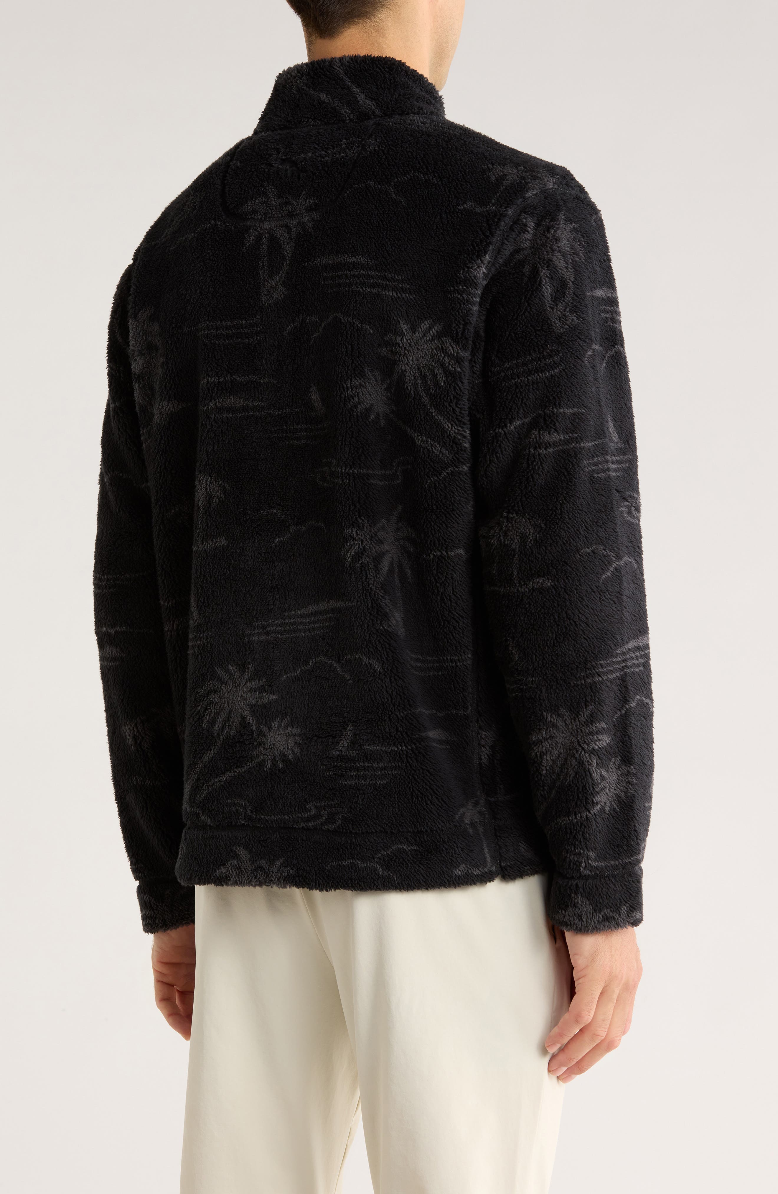 Tommy Bahama Twilight Shore Faux Fur Zip-Up Jacket