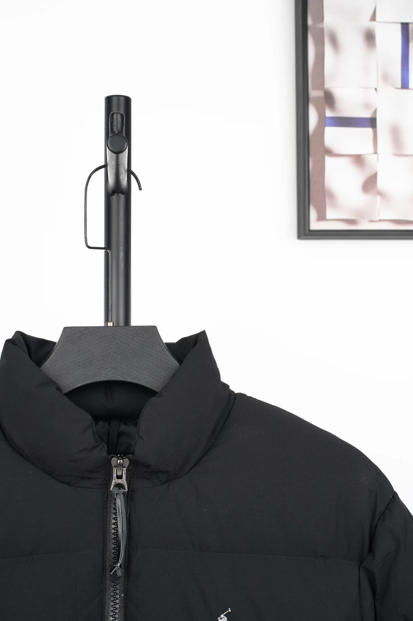 Ralph Lauren Black Pony Embroidered Jacket Style Down Coat product photo from LabelPicks