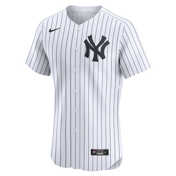 New York Yankees Nike Home Elite Custom Number Jersey - White