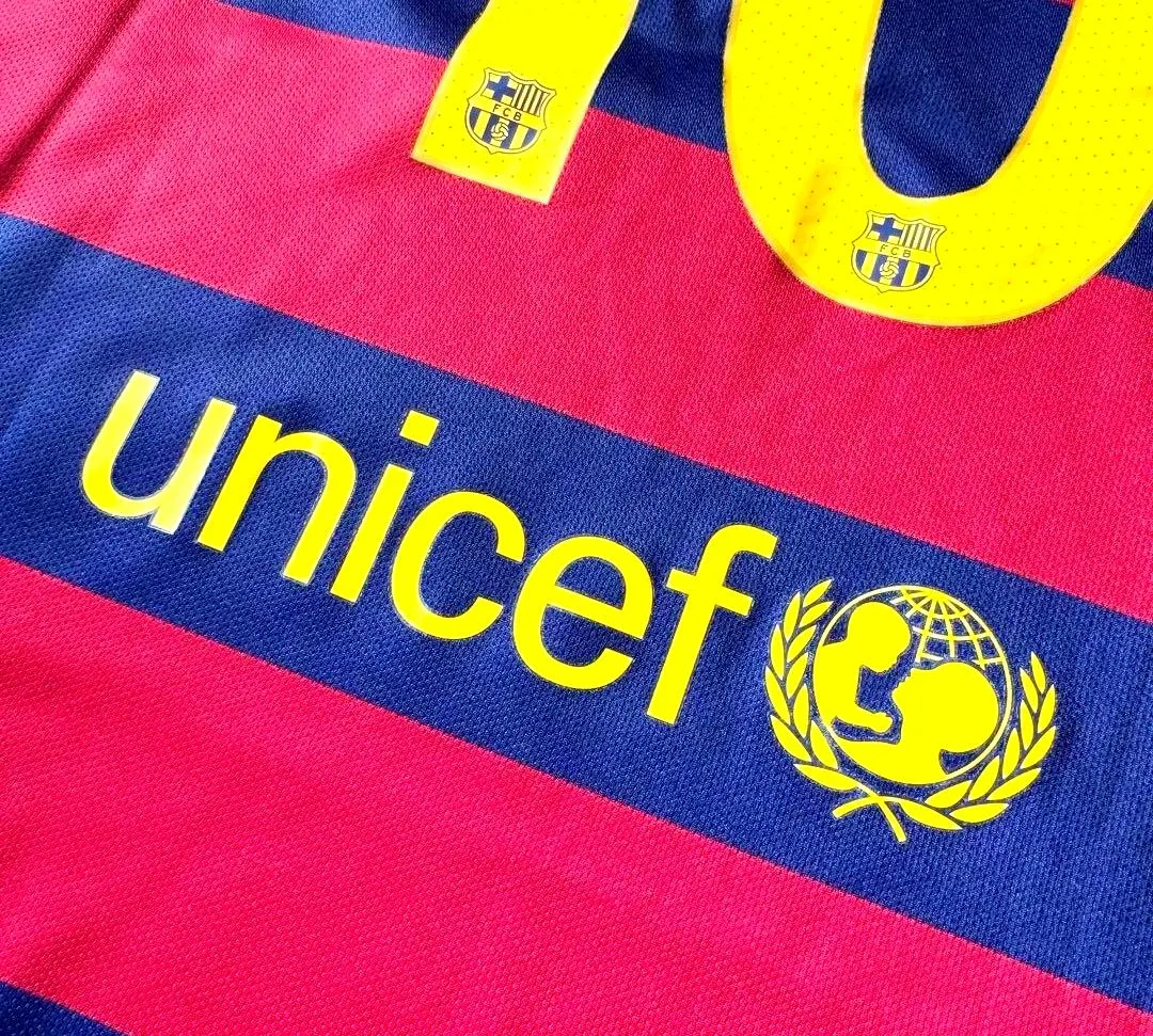 Lionel Messi SIGNED Barcelona 15/16 Home Jersey/Shirt - COA - Retro 2015