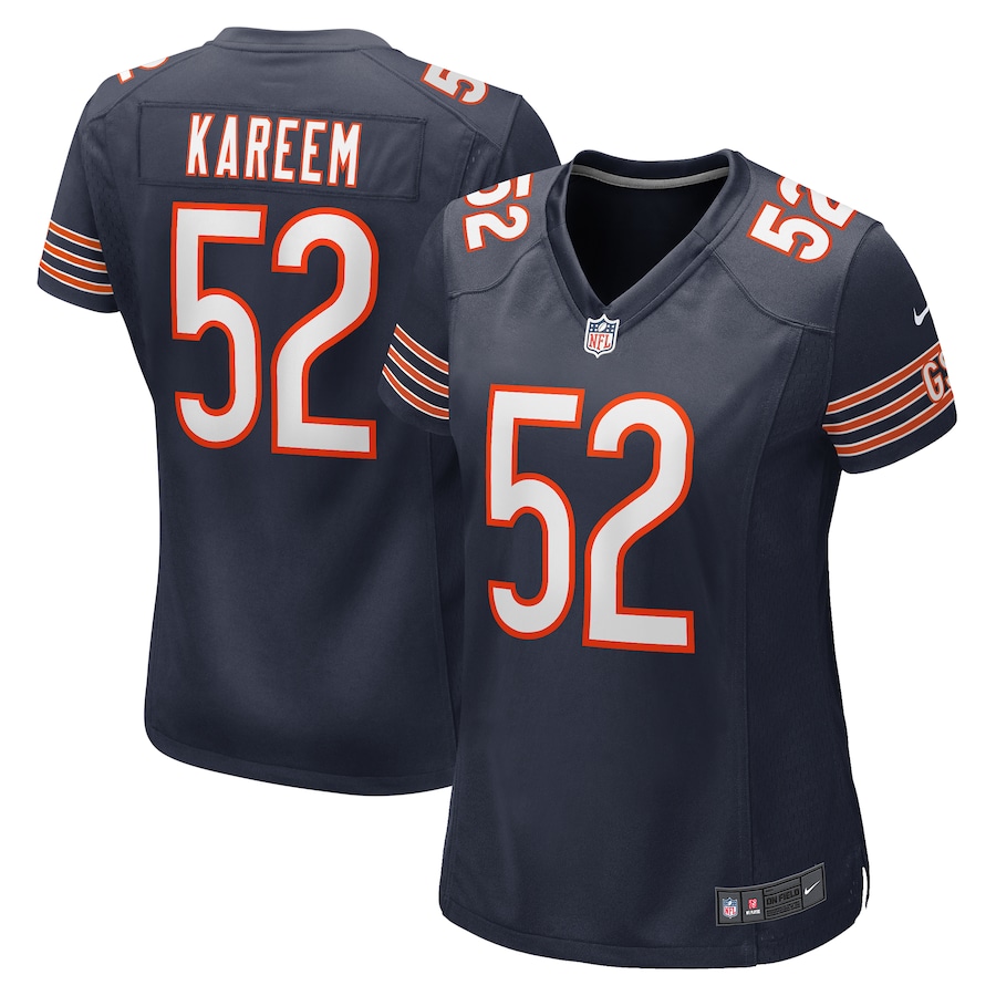 Khalid Kareem Chicago Bears Nike Women's Team Game Jersey -  Navy