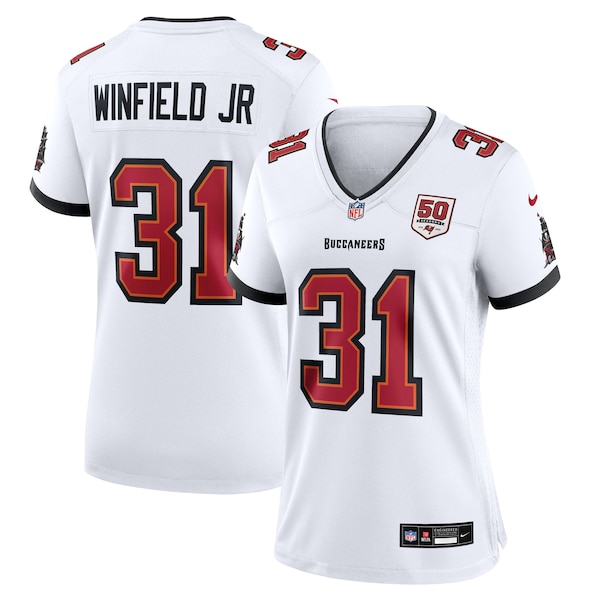 Antoine Winfield Jr. Tampa Bay Buccaneers Nike Women's 50th Season Patch Game Jersey -  White