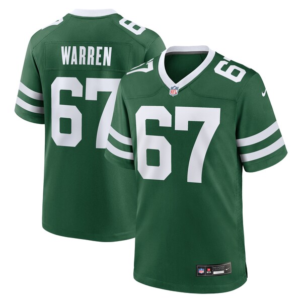 Carter Warren New York Jets Nike Team Game Jersey - Legacy Green