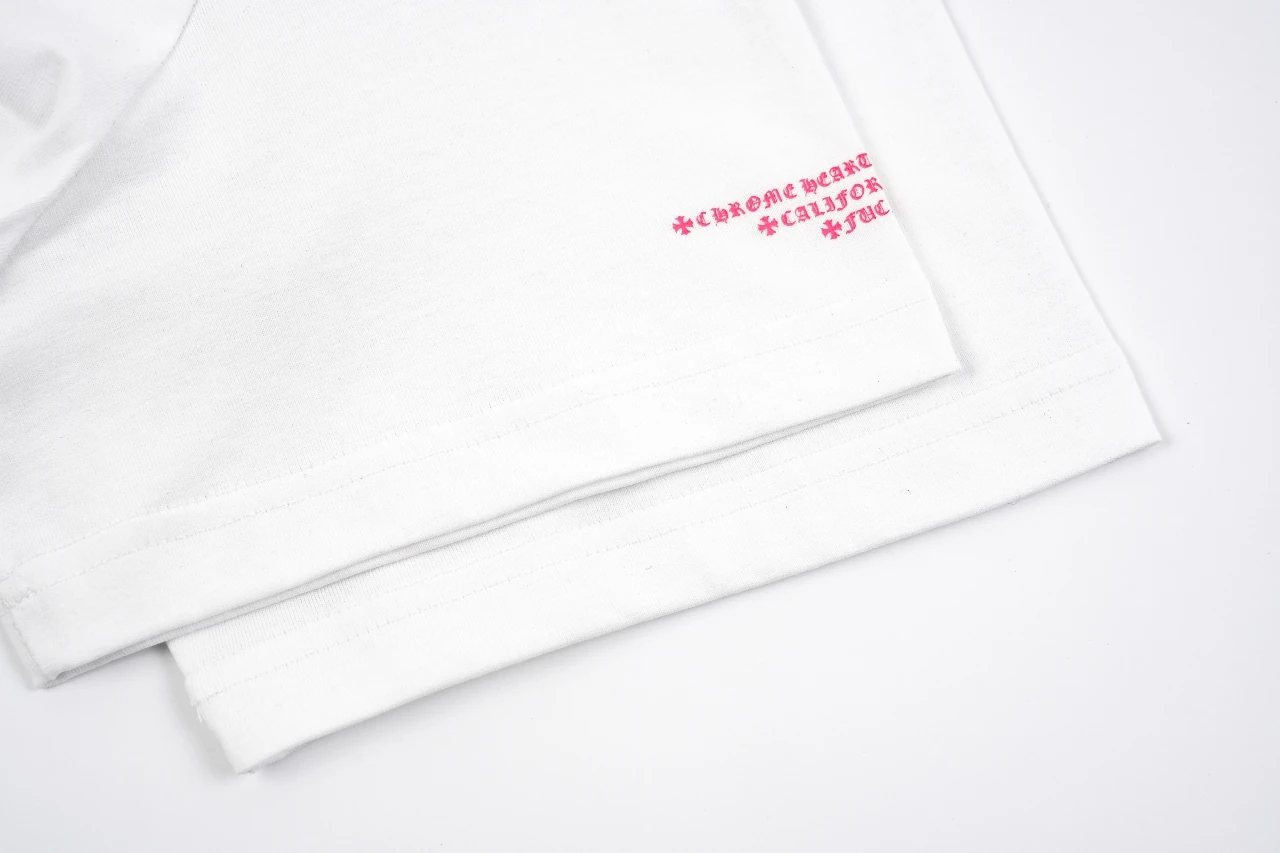 Chrome Hearts White Vertical Sanskrit Cross T-Shirt product photo from LabelPicks