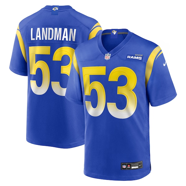 Nate Landman Los Angeles Rams Nike Team Game Jersey -  Royal
