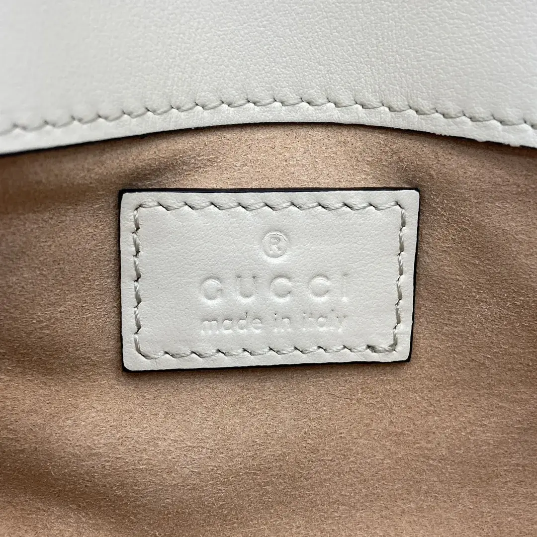 Gucci Marmont White Quilted Leather Shoulder Bag product photo from LabelPicks
