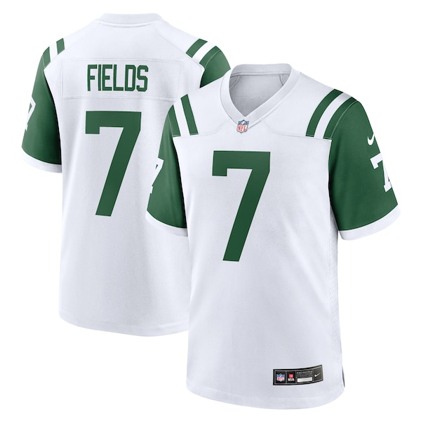 Justin Fields New York Jets Nike Alternate The Classic Game Jersey -  White