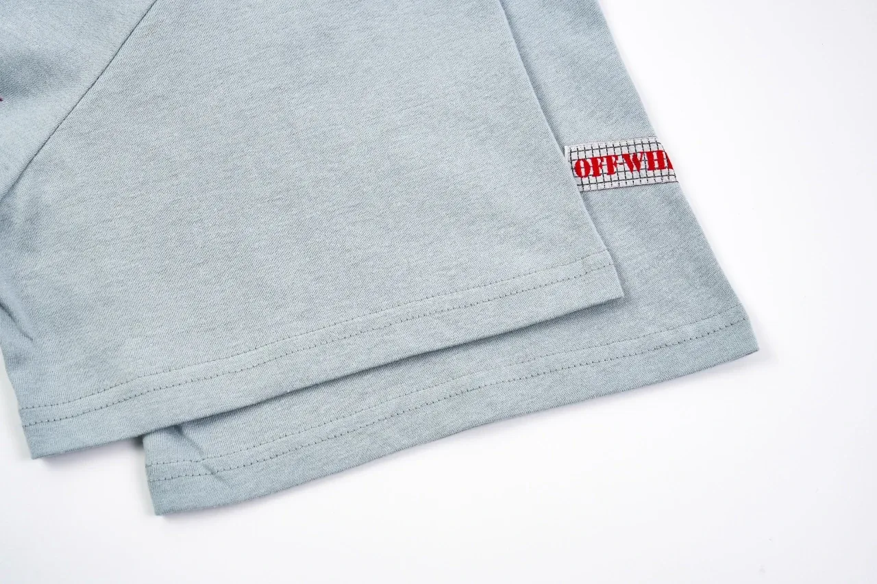 Off-White Light Blue Starry Paint Arrow T-Shirt product photo from LabelPicks
