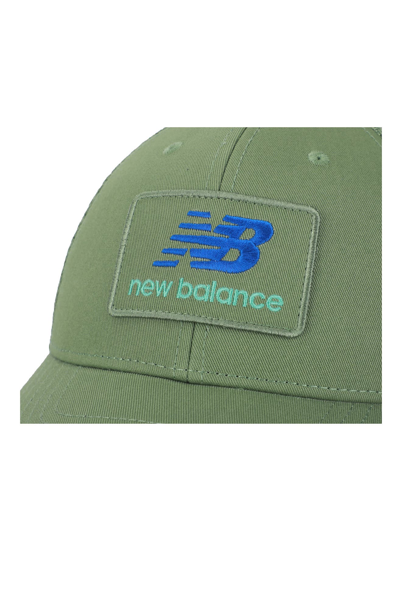 New Balance NB Stacked Patch Logo Trucker Hat