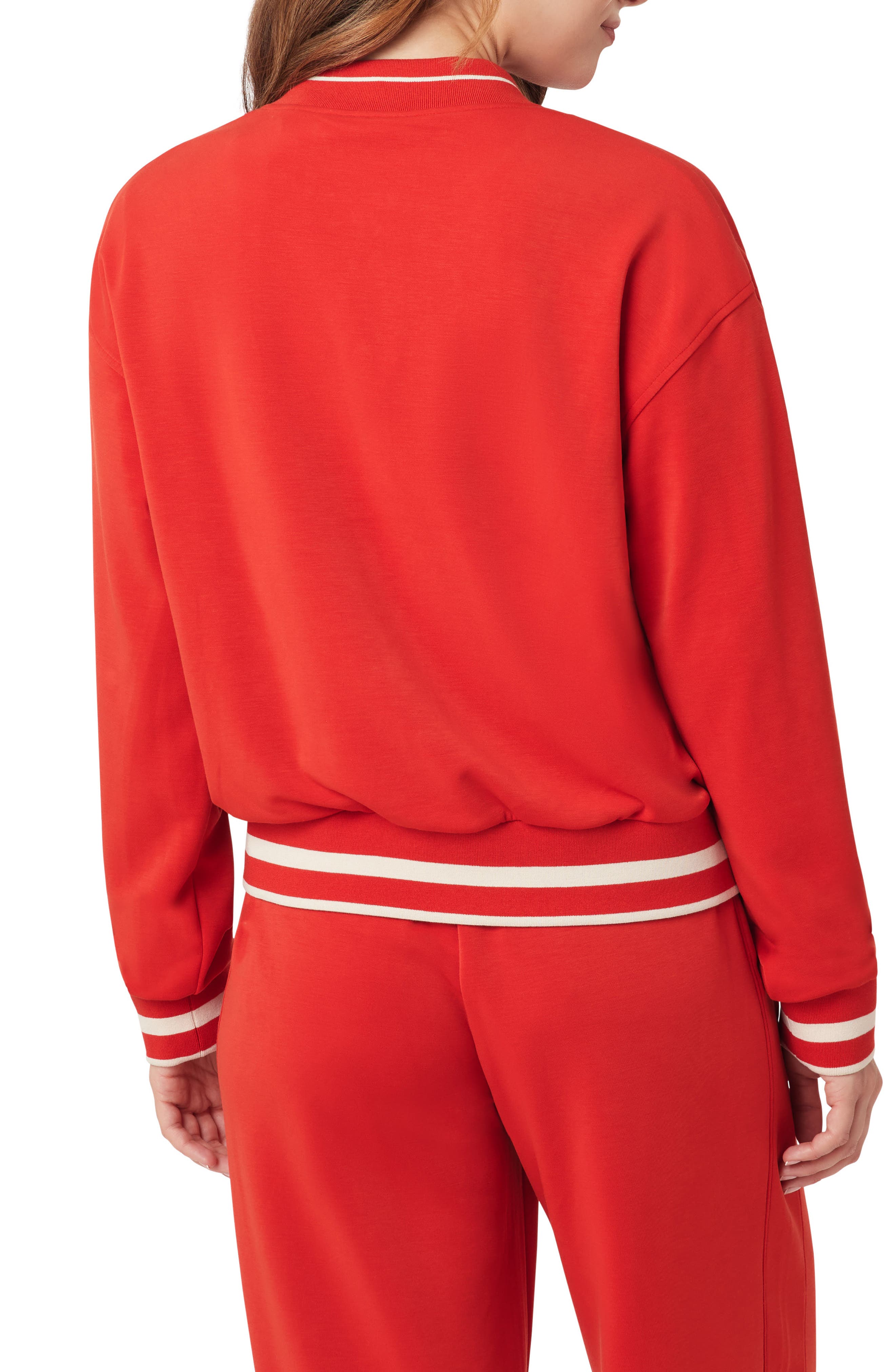 Scotch & Soda Stripe Trim Bomber Jacket
