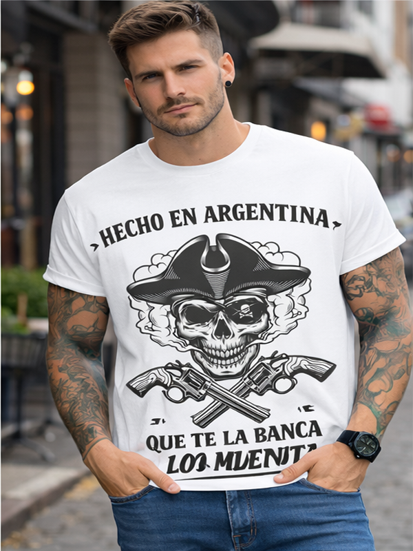 Remera “Pirata Urbano” – Calle y Calavera