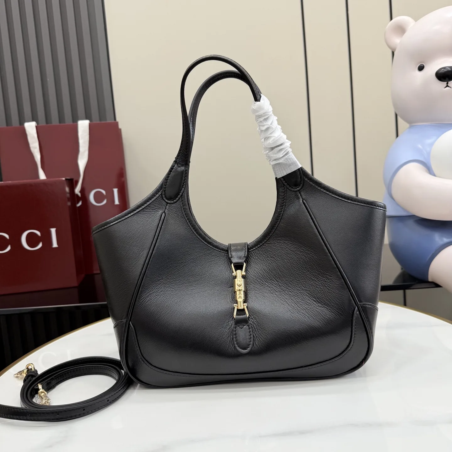 Gucci Black Quilted Leather Tote Bag product photo from LabelPicks