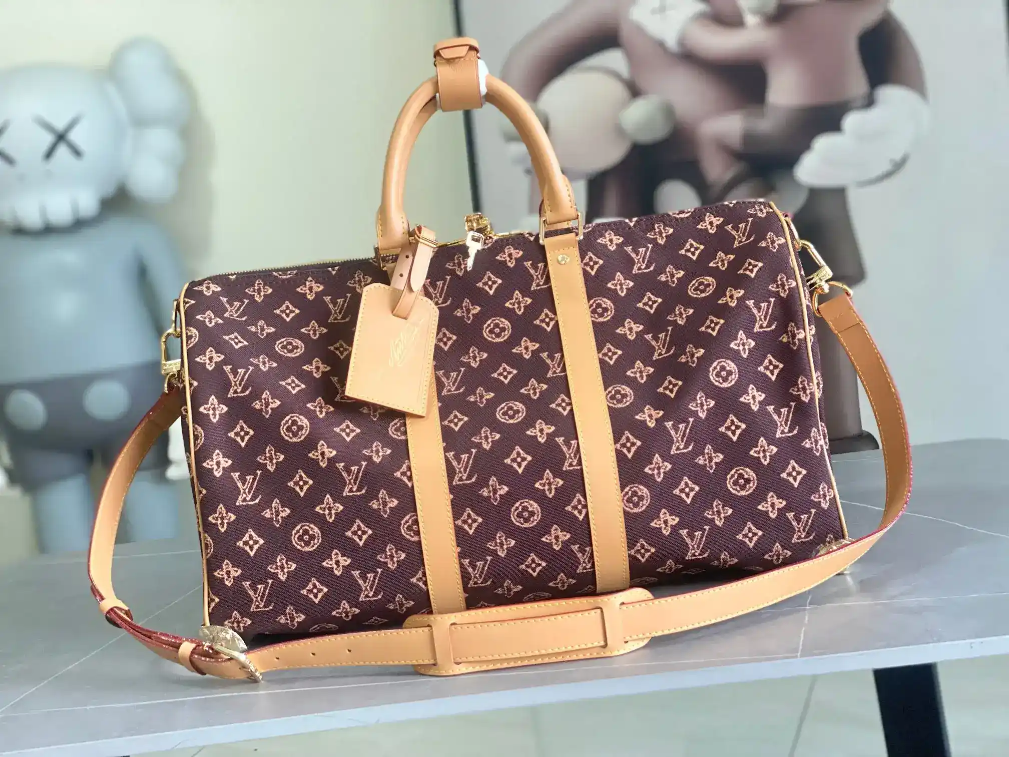 Louis Vuitton Monogram Canvas Keepall Tote Bag product photo from LabelPicks