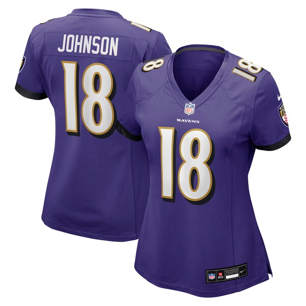 Diontae Johnson Baltimore Ravens Nike Women's Player Game Jersey - Purple