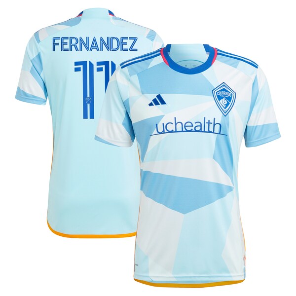 Omir Fernandez Colorado Rapids adidas 2024 New Day Kit Replica Player Jersey - Light Blue