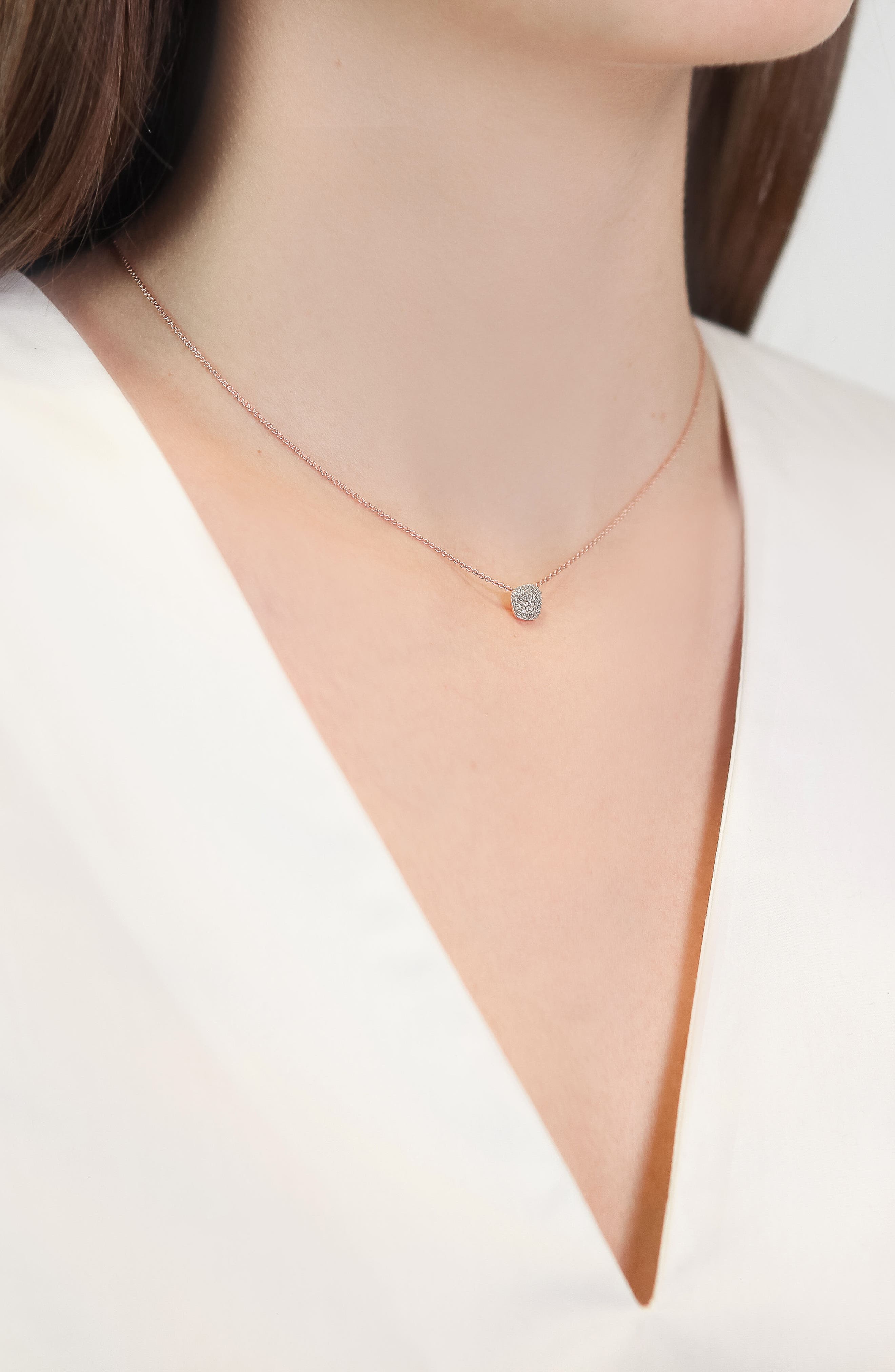 Monica Vinader Nura Mini Nugget Pendant Necklace