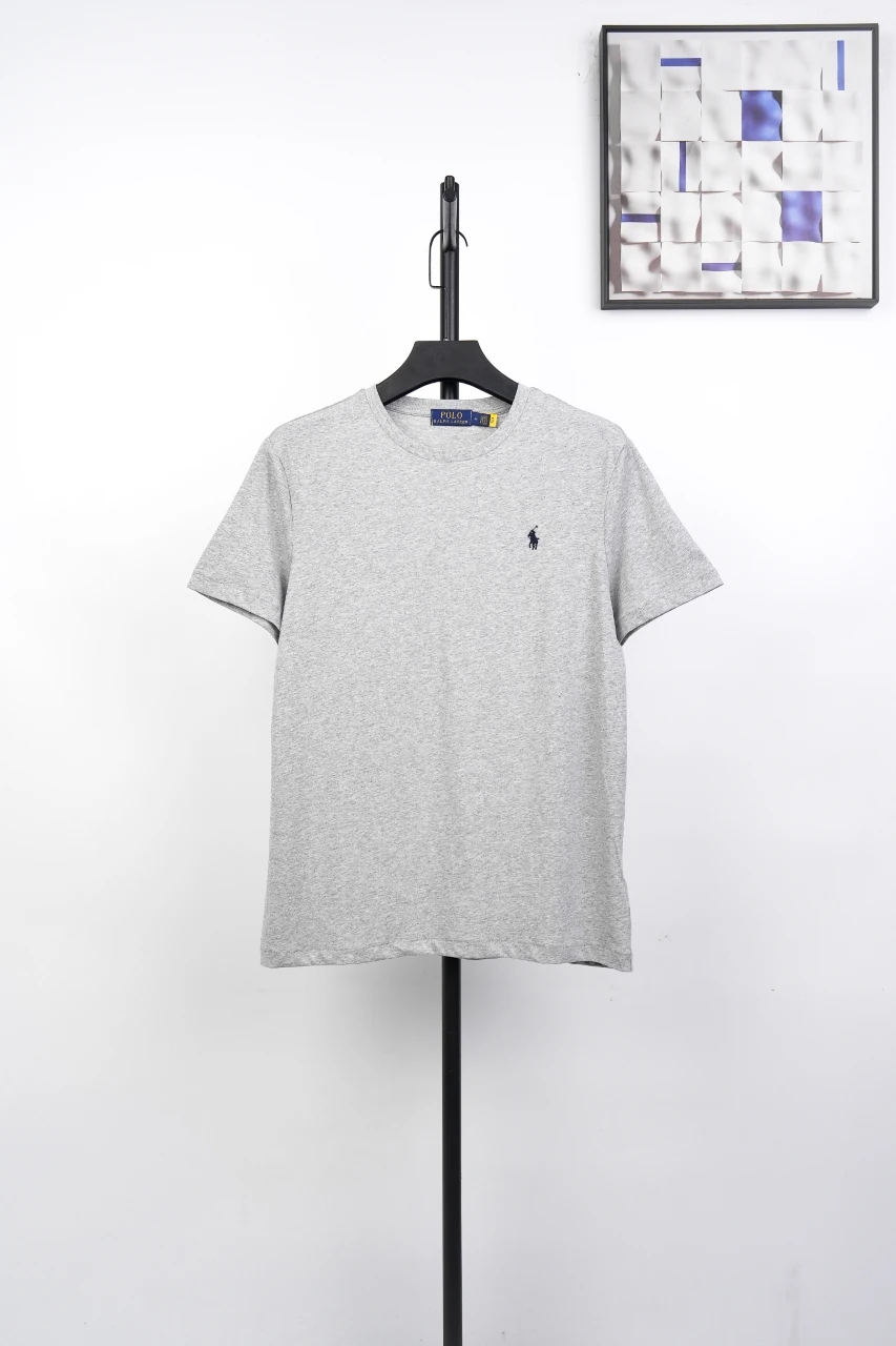 Ralph Lauren Light Grey Pony Embroidered Crewneck T-Shirt product photo from LabelPicks