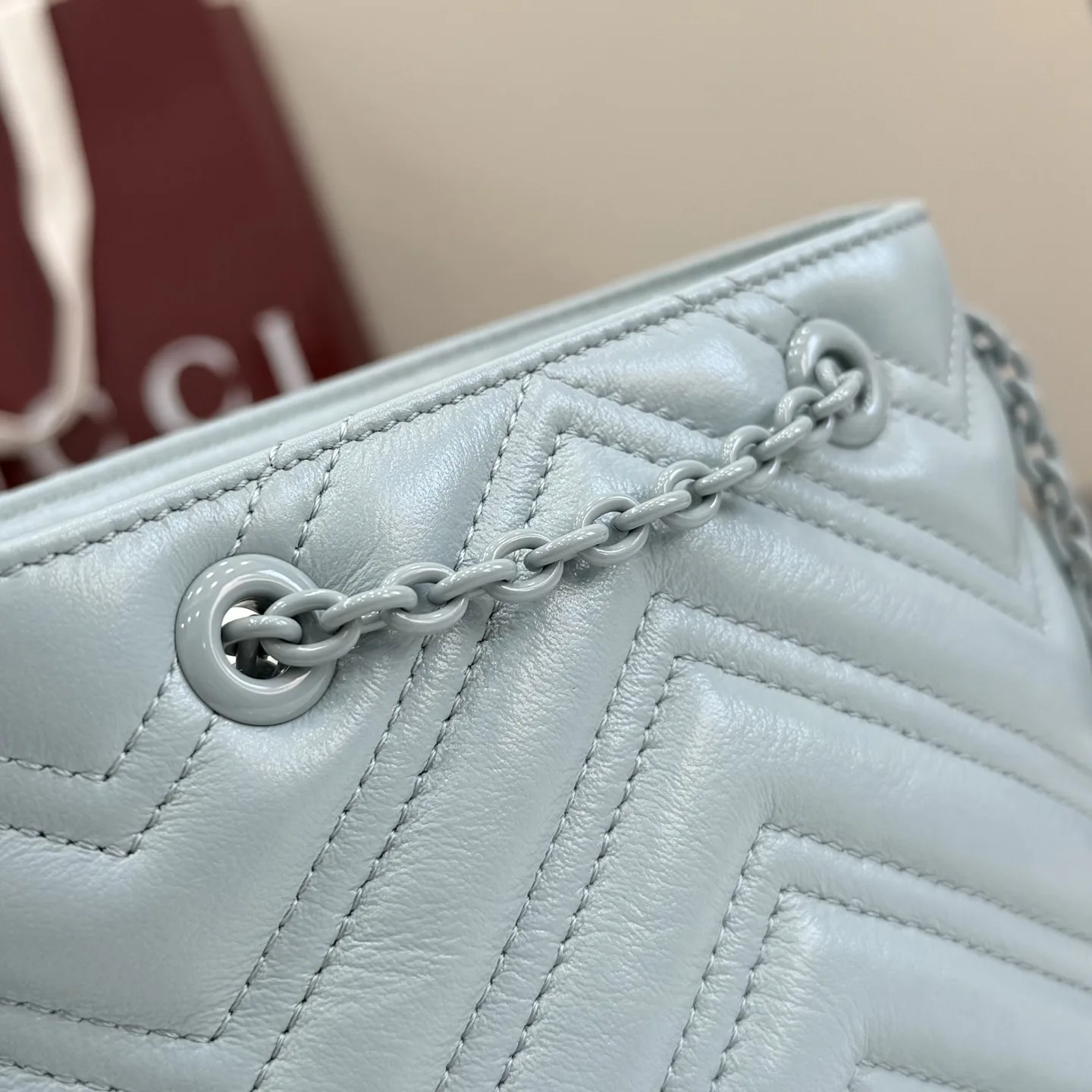 Gucci Marmont Blue GG Supreme Canvas Bucket Bag product photo from LabelPicks