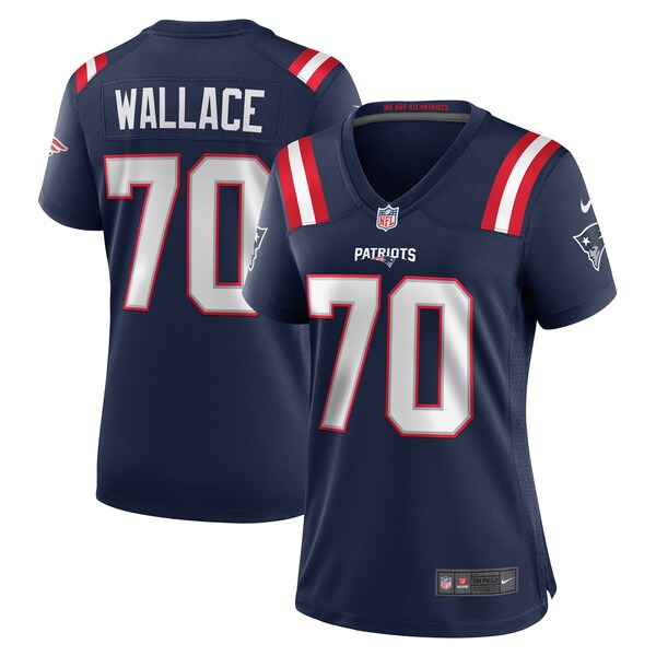Caedan Wallace New England Patriots Nike Women's  Game Jersey -  Navy