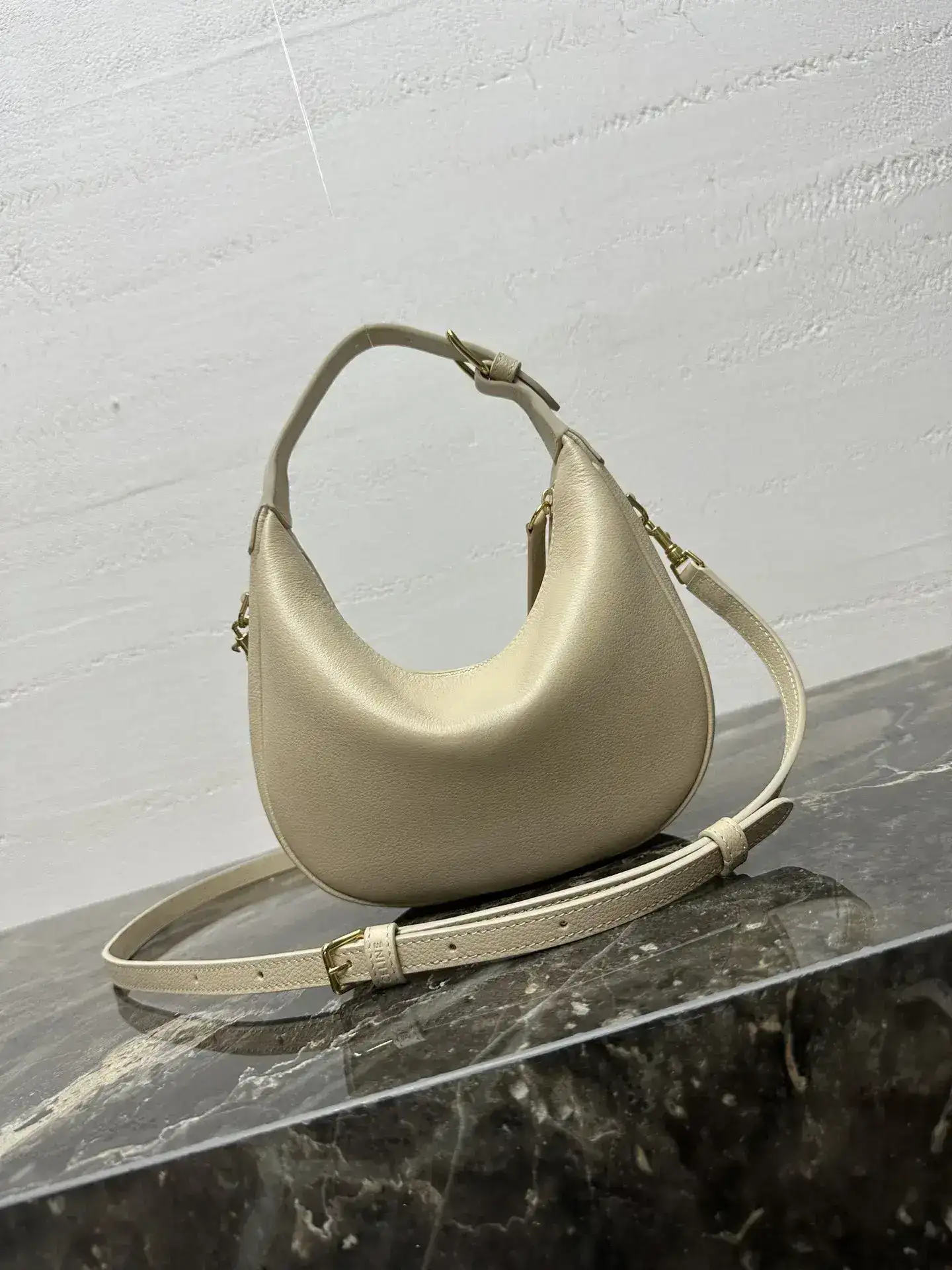 Celine Grained Leather Hobo Bag product photo from LabelPicks
