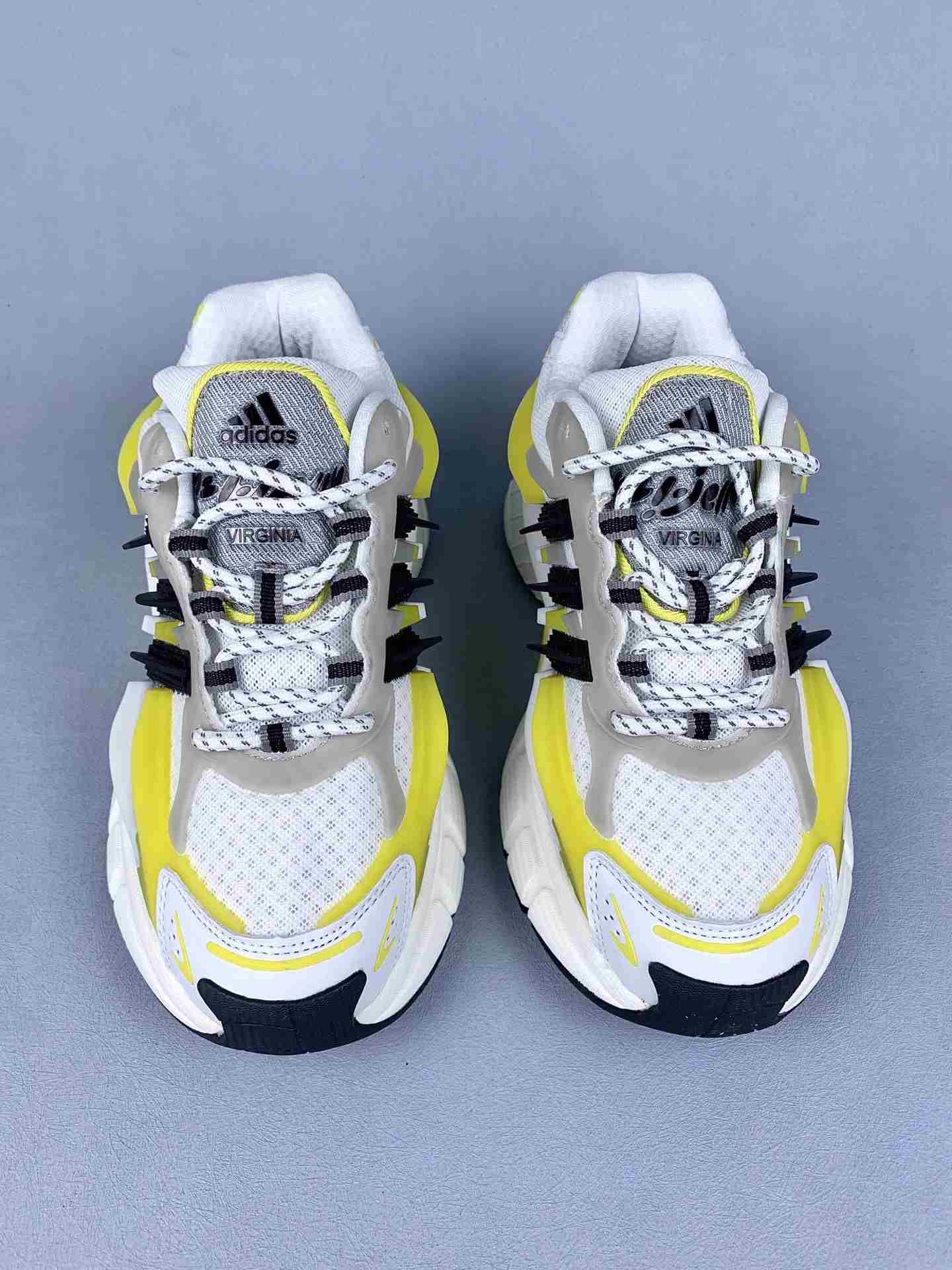 Pharrell Williams x adidas Adistar Jellyfish Black White Yellow Shoes