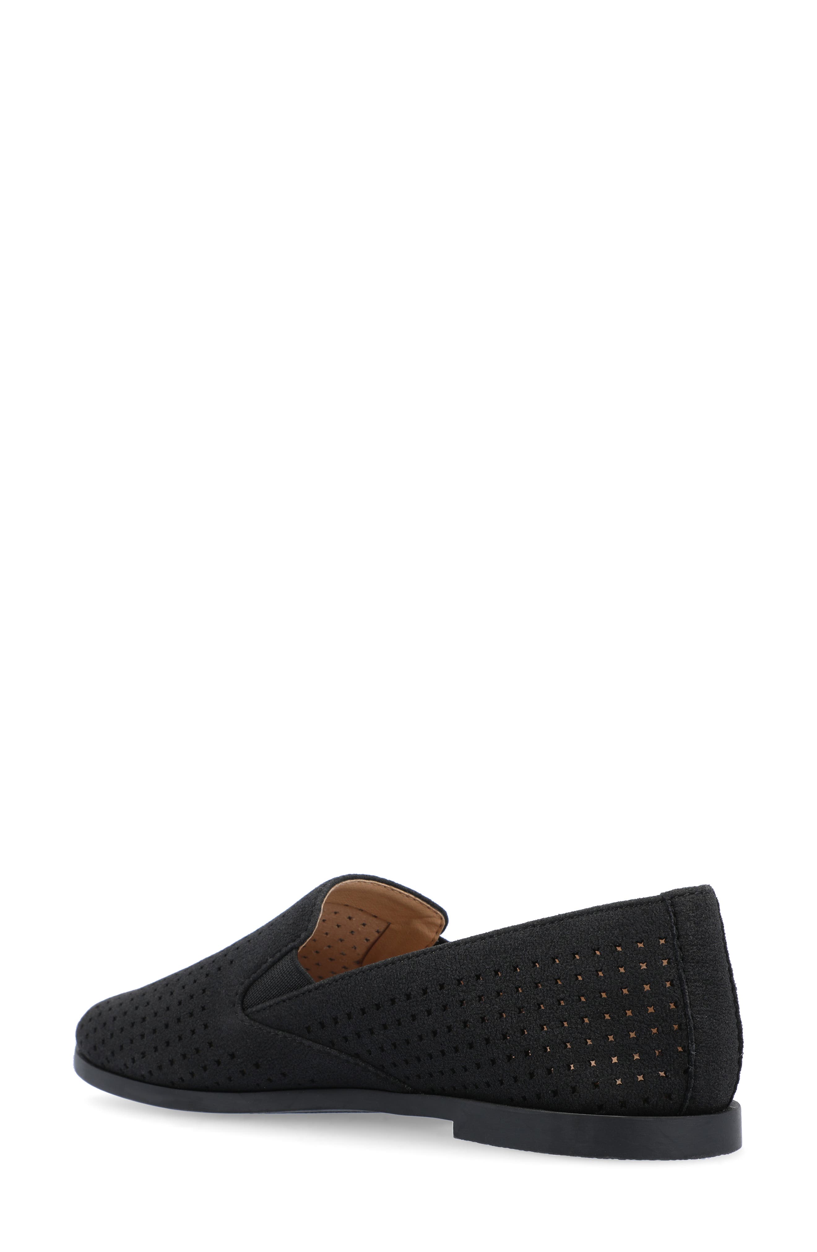 Journee Collection Lucie Perforated Flat Loafer - Wide Width Available