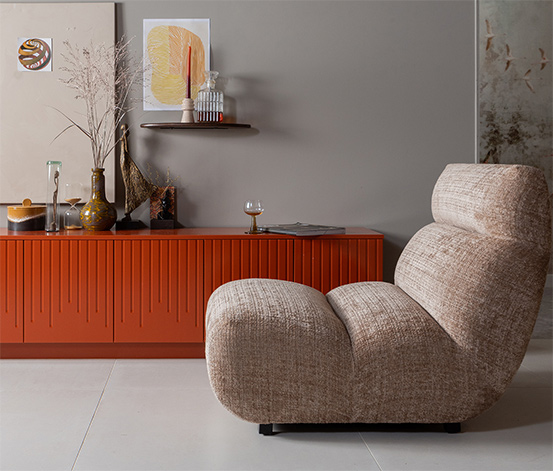 BePureHome Sessel »Observe«, clay