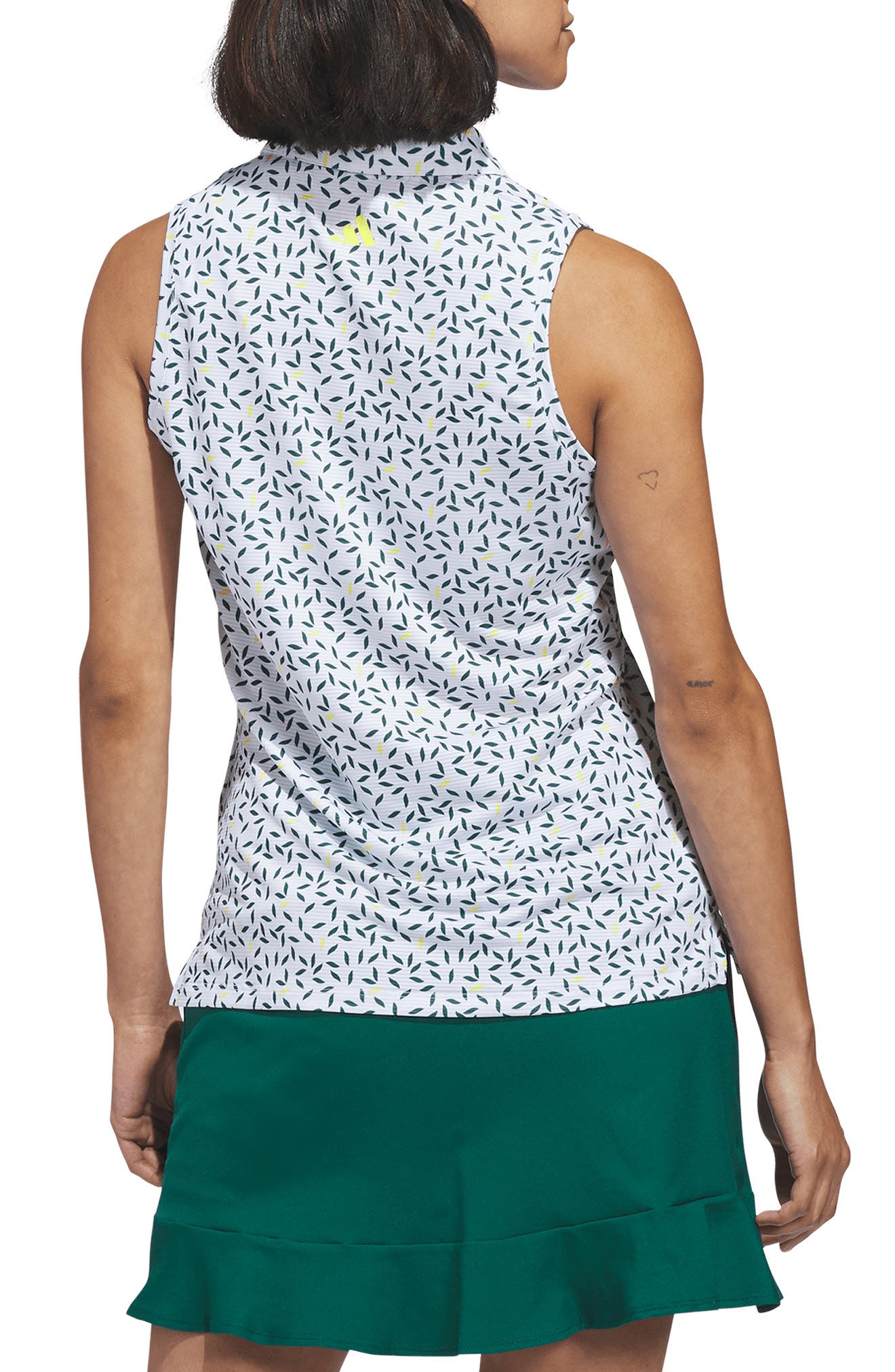 adidas Ultimate All Over Print Sleeveless Polo