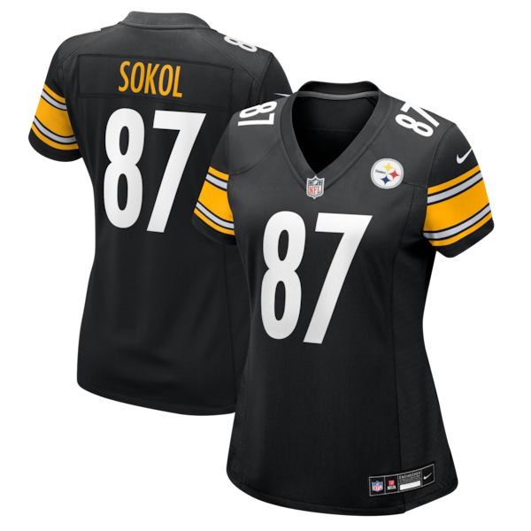 Matt Sokol Pittsburgh Steelers Nike Women's Team Game Jersey -  Black