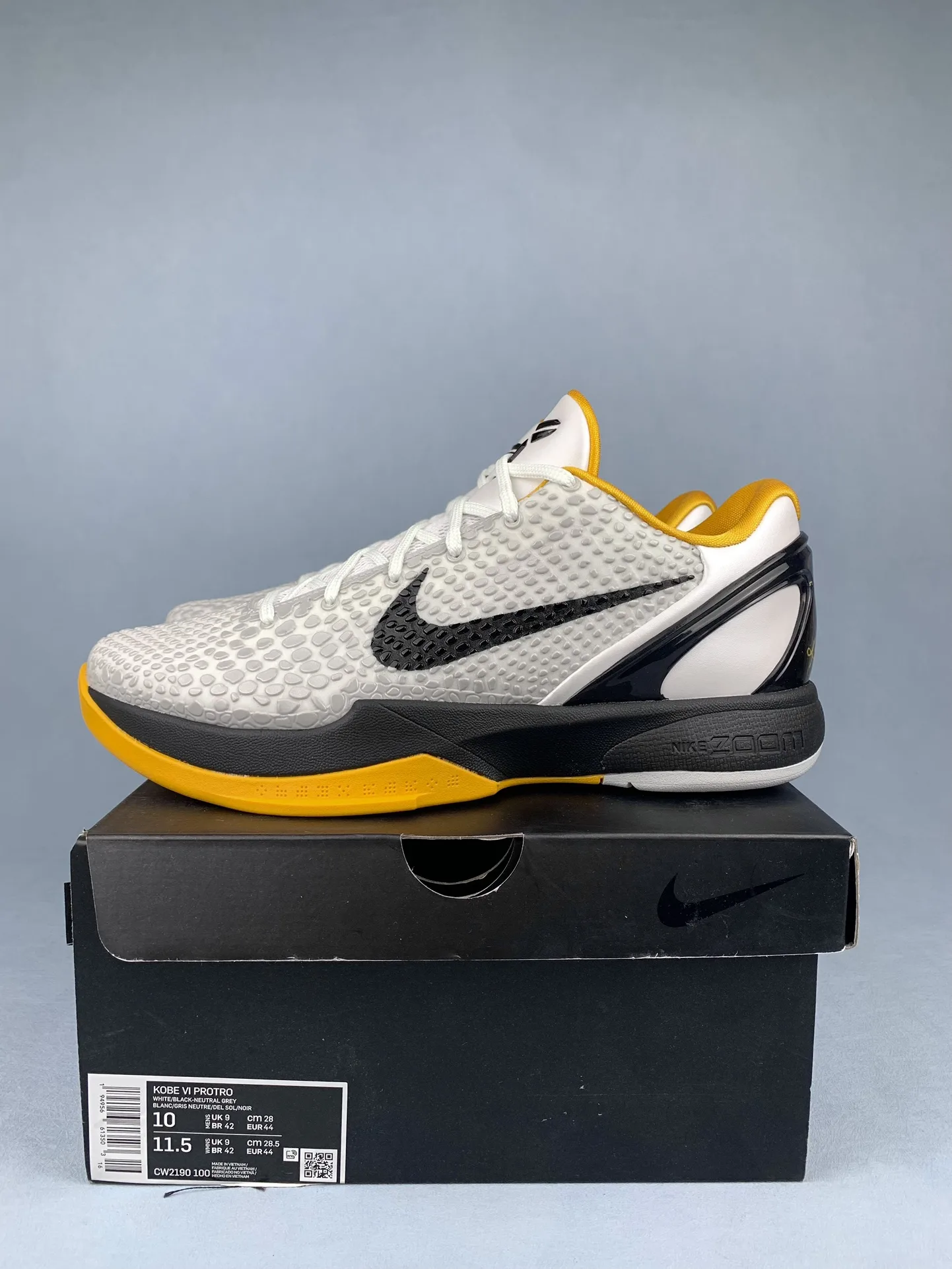 Kobe 6 Protro “White Del Sol” Basketball Shoes product photo from LabelPicks