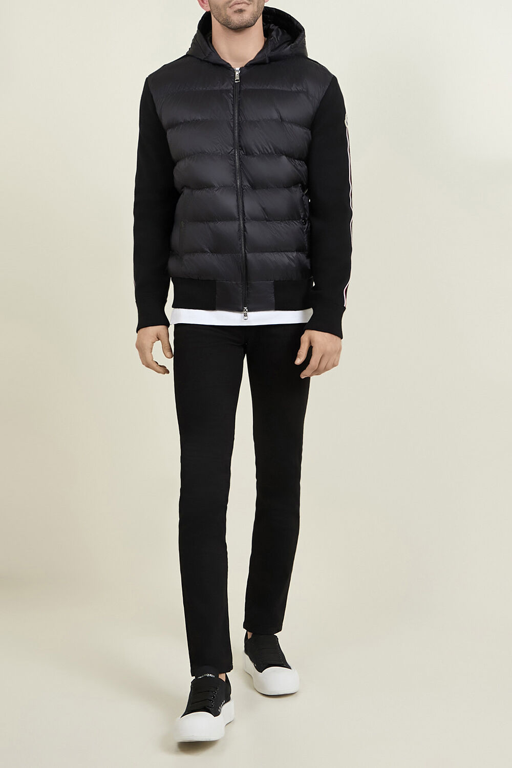 MONCLER קרדיגן מרופד
