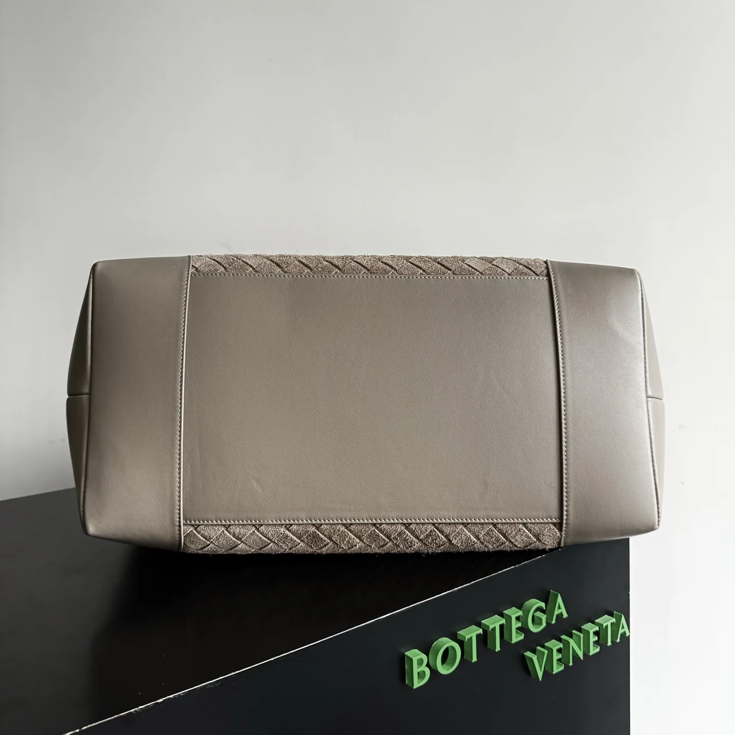 Bottega Veneta Andiamo Intrecciato Woven Leather Tote Bag product photo from LabelPicks