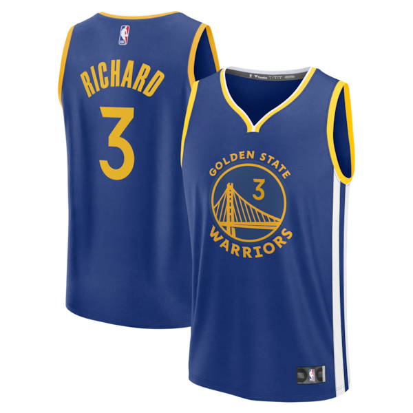 Will Richard Golden State Warriors  Fast Break Replica Jersey - Blue - Icon Edition
