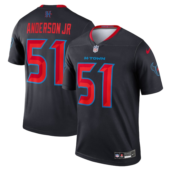 Will Anderson Jr. Houston Texans Nike Alternate Legend Player Performance Top - Navy/Red