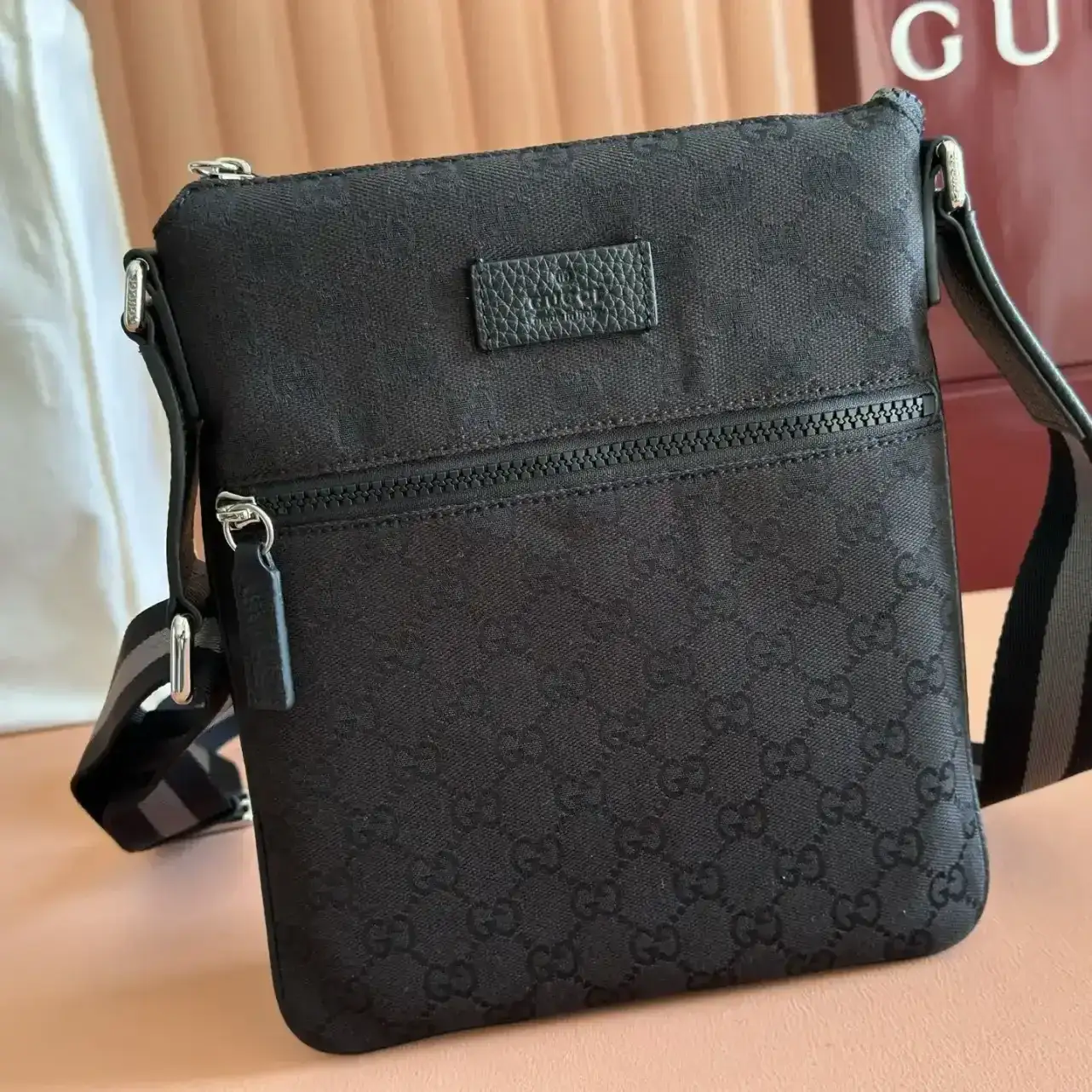 Gucci Canvas and Leather Crossbody Bag product photo from LabelPicks