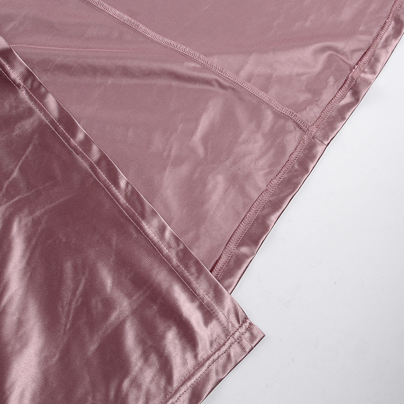 Ladies Summer Satin Evening Birthday Party Dresses Women Sleeveless Backless Halter Side Slit Elegant Long Dress Clothes LYQ602089