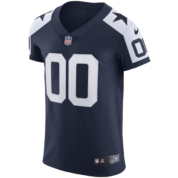 Dallas Cowboys Nike Alternate Vapor Elite Custom Jersey - Navy
