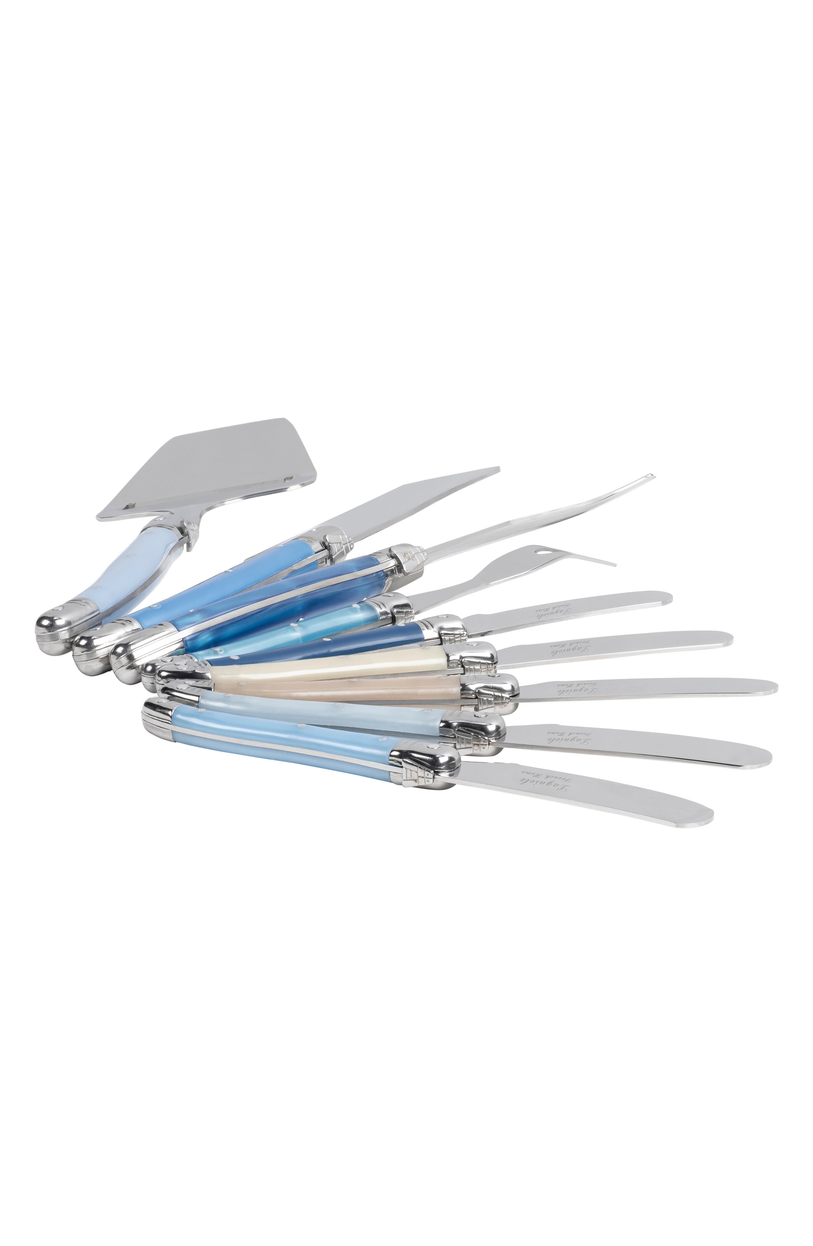FRENCH HOME 9-Piece Laguiole Cheese Knife Set
