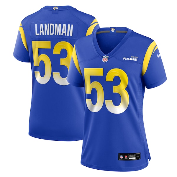 Nate Landman Los Angeles Rams Nike Women's Team Game Jersey -  Royal