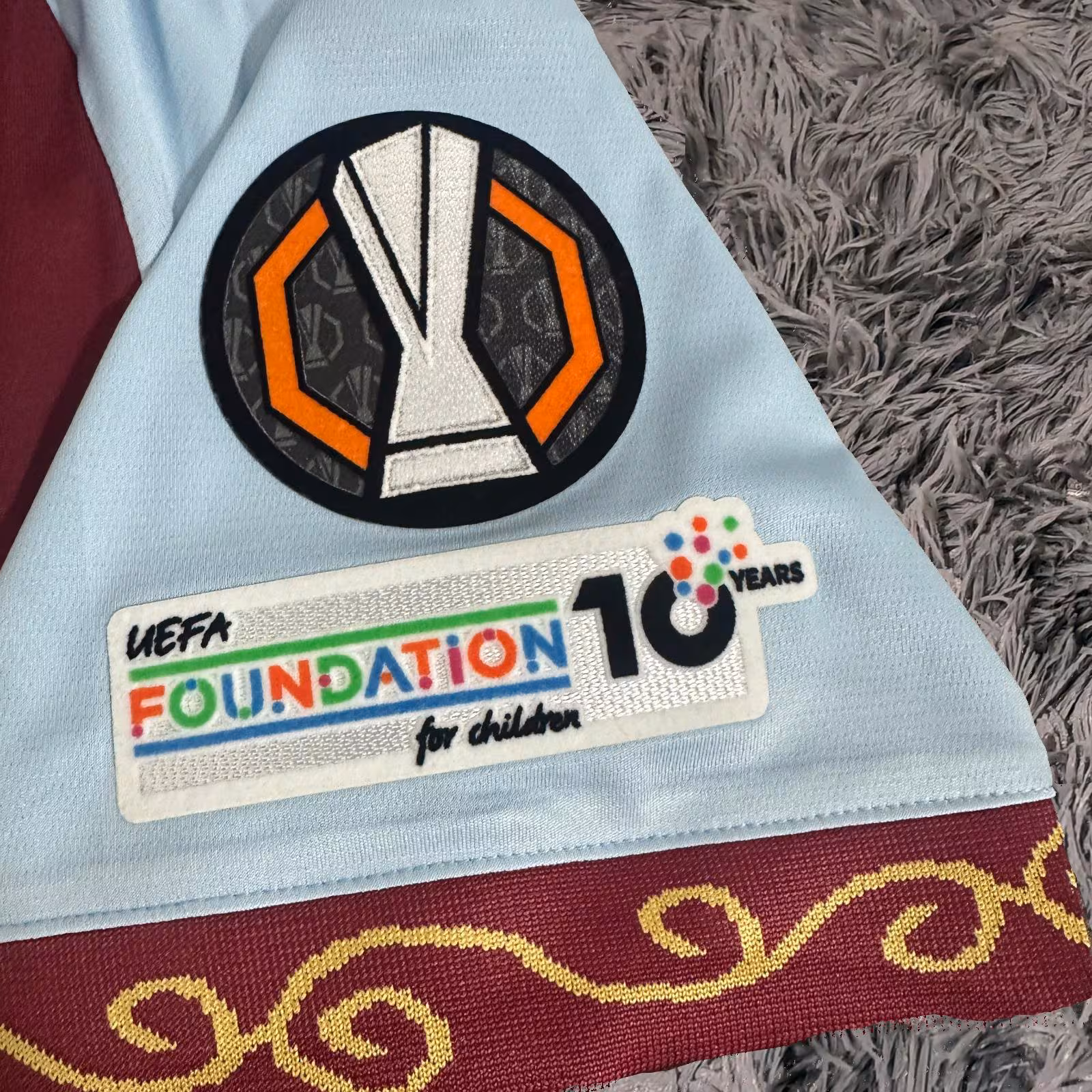 Aston Villa Team SIGNED 25/26 Europa League Winners Shirt Jersey - COA - 2025