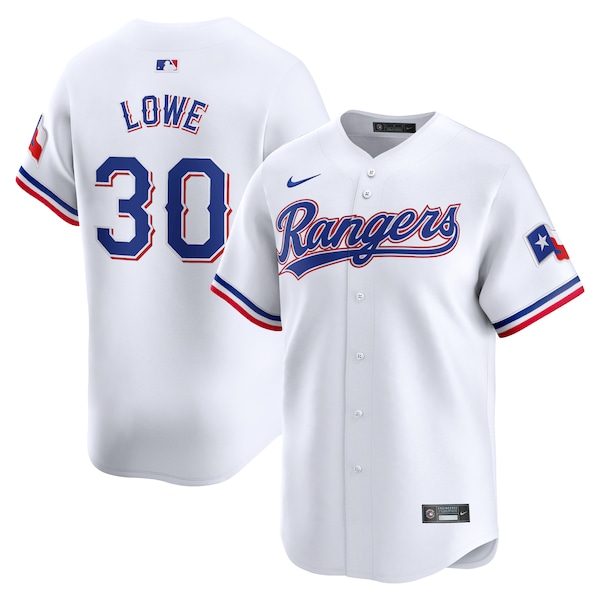 Nathaniel Lowe Texas Rangers Nike Home Limited Player Jersey - White