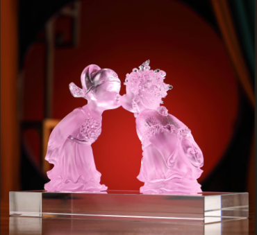 Happy knot glazed doll ornaments predestined this life creative new home bedside table decorations