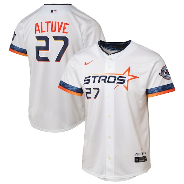 Jose Altuve Houston Astros Nike Youth 2025 City Connect Limited Player Jersey - White