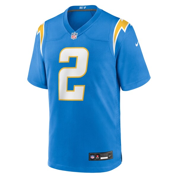 Elijah Molden Los Angeles Chargers Nike Team Game Jersey -  Powder Blue