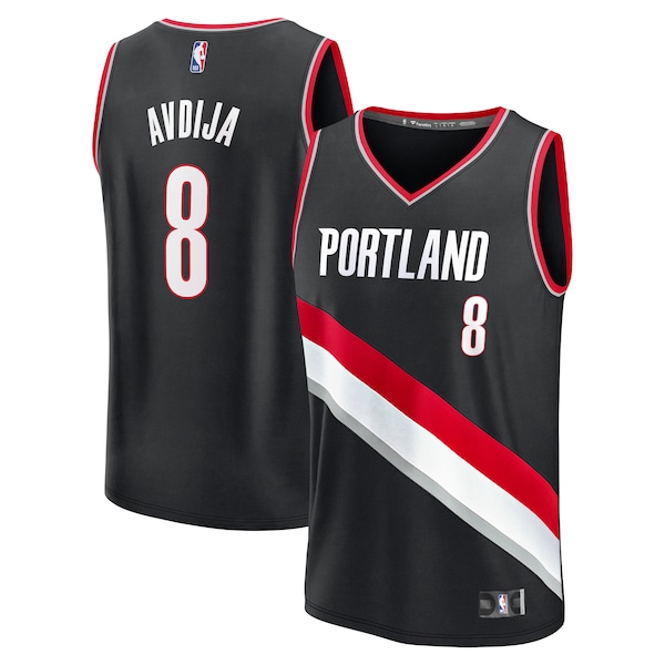 Deni Avdija Portland Trail Blazers  Fast Break Replica Player Jersey - Icon Edition - Black