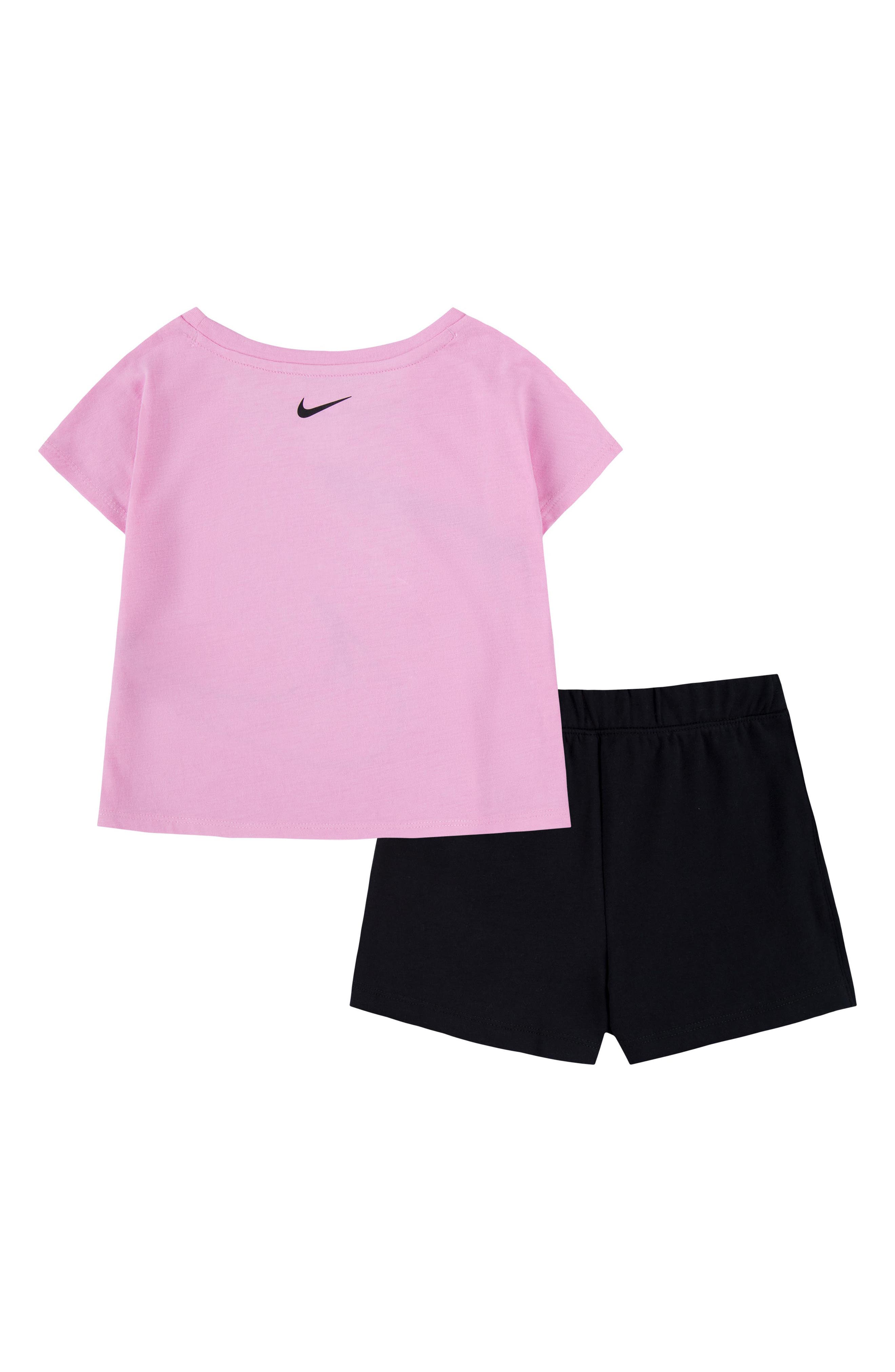 Nike Kids' Swoosh Graphic T-Shirt & Skort Set
