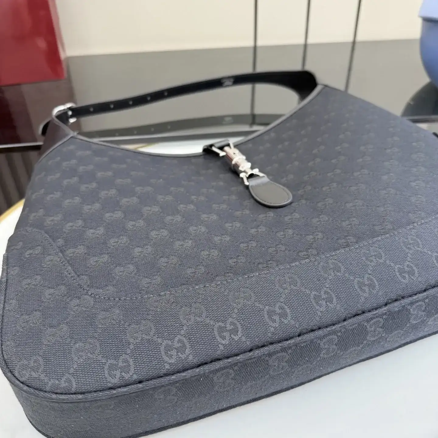 Gucci Jackie Black Quilted Leather Shoulder Bag product photo from LabelPicks