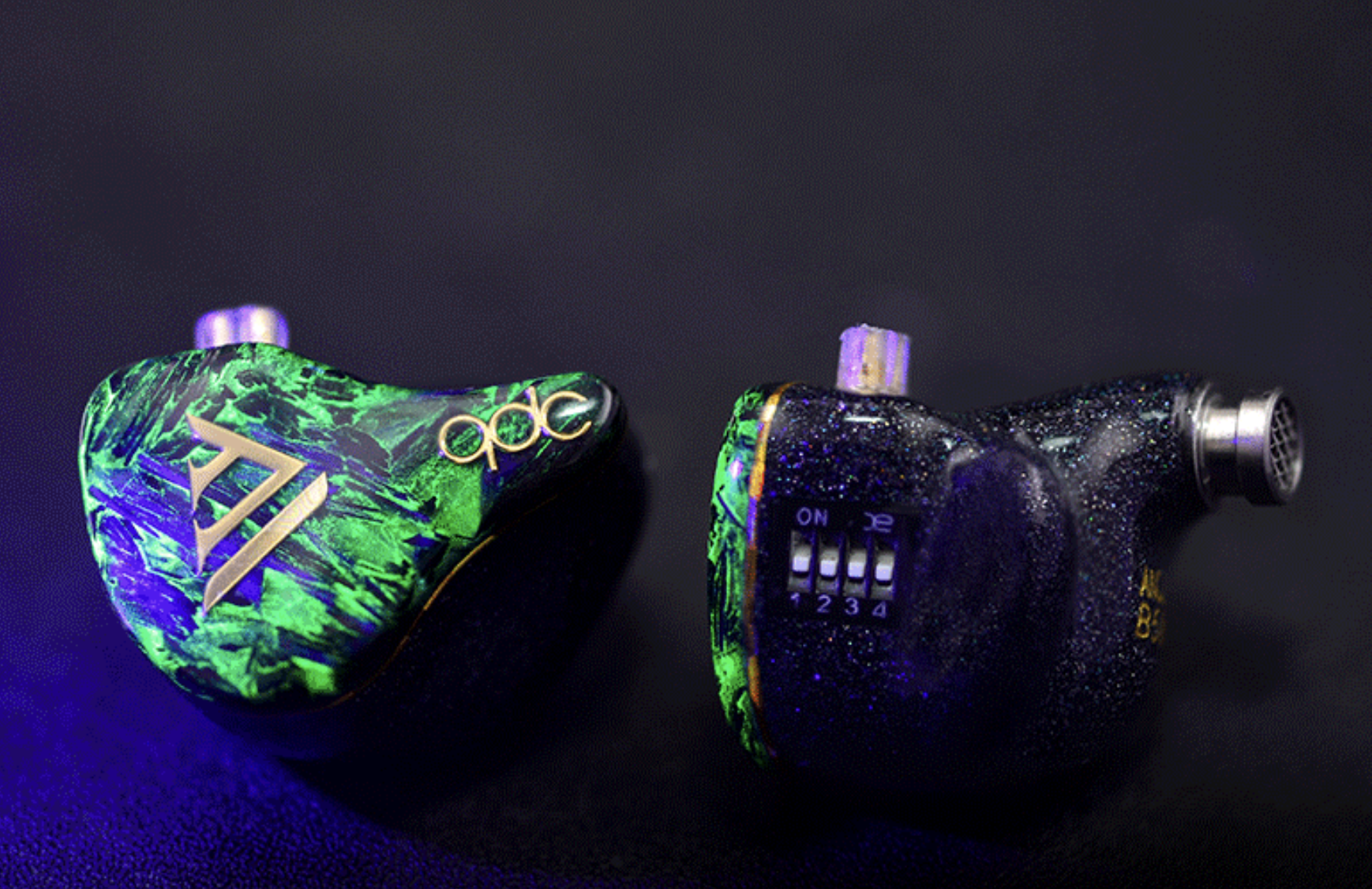QDC V14 Chameleon Flagship Hybrid Electrostatic Dynamic and Balanced Armature Driver HiFi Earphone In-Ear Monitor IEM - GreshamTech